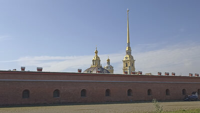 Заложен первый камень в основание каменной Петропавловской крепости