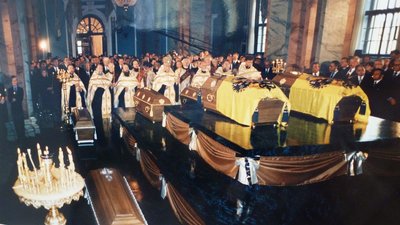 В Петропавловском соборе погребены останки императорской семьи