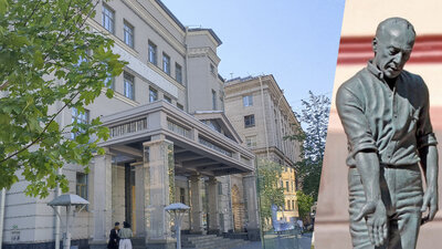В здании Академии танца Бориса Эйфмана открыт памятник хореографу Джорджу Баланчину